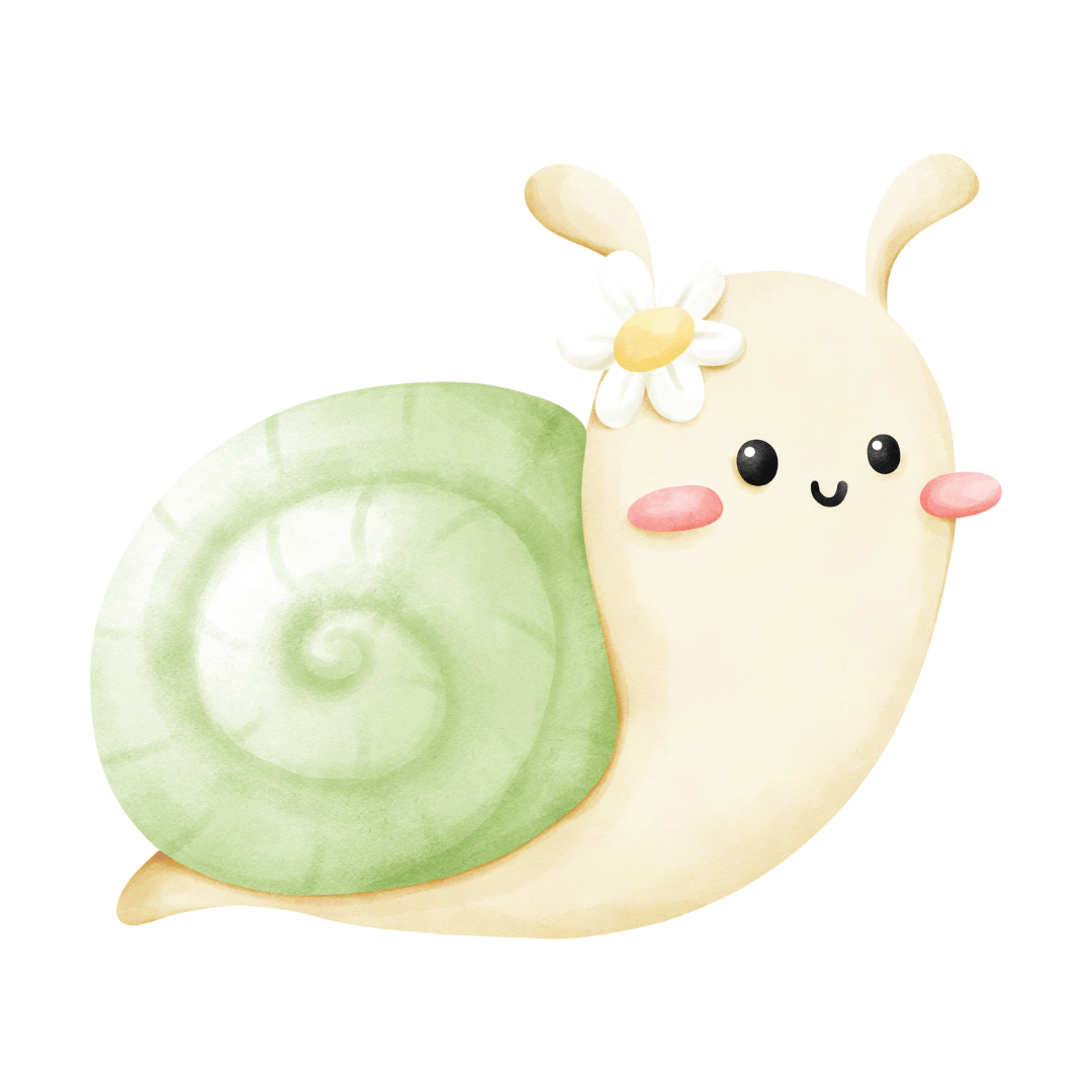 Bügelbild - Schnecke- ca. 12x10,3cm