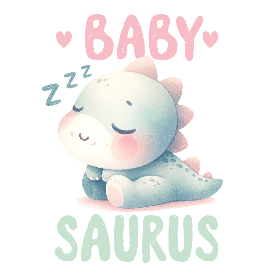 Bügelbild - Plott - Babysaurus - 9cm x 12cm