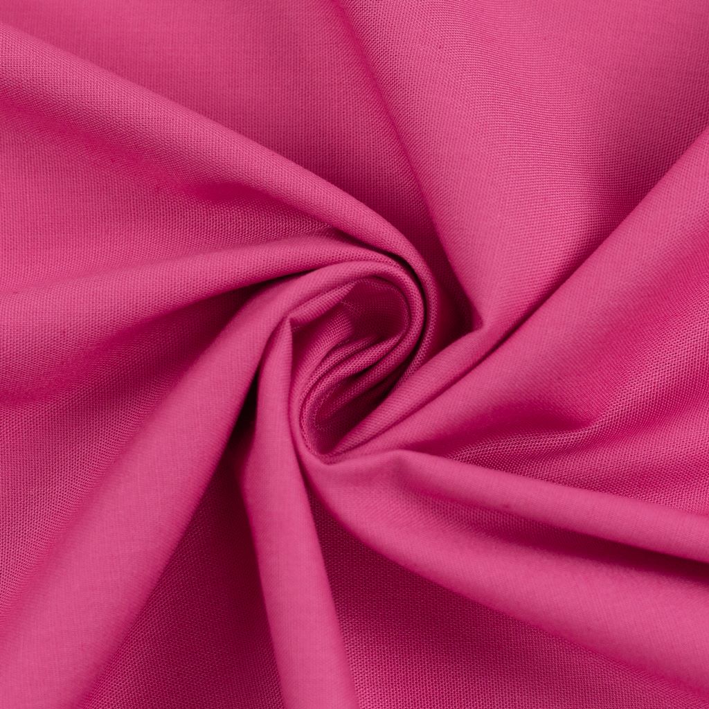 Kräftiger Baumwollstoff Heide in Pink – leuchtendes Magenta